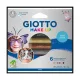 Arcszínező ceruza GIOTTO arany-ezüst-bronz 3 darabos