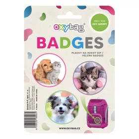 Cserélhető matrica OXY táskára 3 darabos Pets