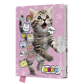 Emlékkönyv JUNIOR Cicás lakattal