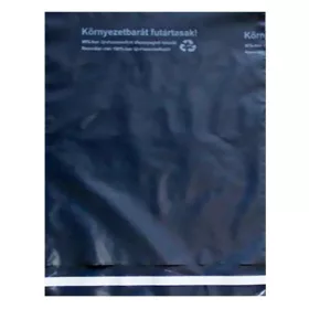   Futártasak biztonsági ragasztócsíkkal környezetbarát 35x45cm 50 mikron 100 darabos