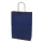 Dísztasak CREATIVE Classic Simple XL 31x42x11 cm kraft egyszínű sötétkék sodort füles