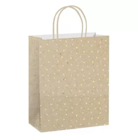   Dísztasak CREATIVE ECO Special Plus XL 33x45x10 cm kraft fóliás apró mintás sodort füles