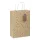 Dísztasak CREATIVE ECO Delucm x Plus cm x L 32cm x 44cm x 11 cm kraft fóliás levél mintás sodort füles