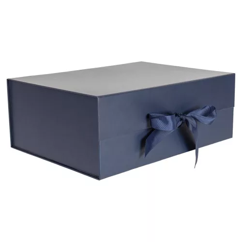 Díszdoboz PROMO összehajtható 29x22x10,5 cm sötétkék