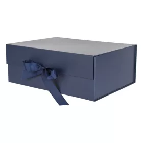 Díszdoboz PROMO összehajtható 33x25x12,5 cm sötétkék