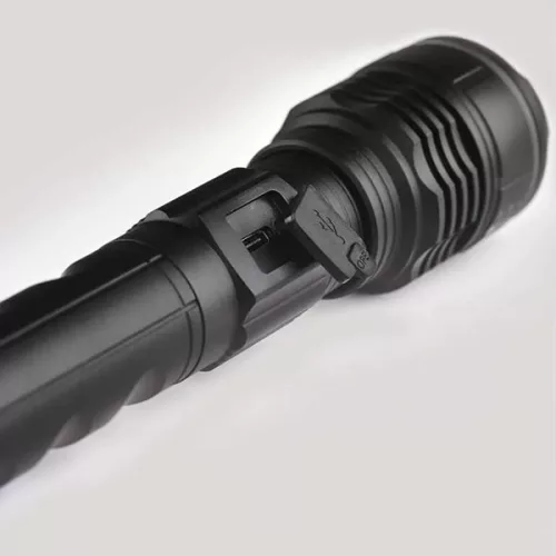 Elemlámpa EMOS LED tölthető fém