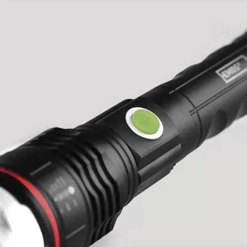 Elemlámpa EMOS LED tölthető fém