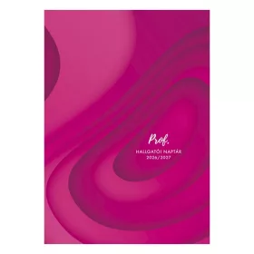   Hallgatói zsebkönyv TOPTIMER Prof papírborító A/5 heti 150x210 mm Pink 2026-2027