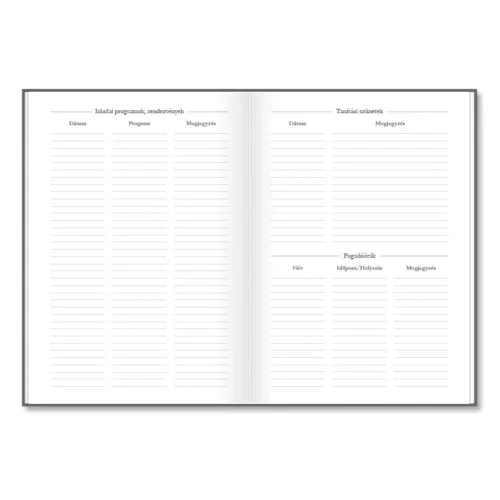 Tanári zsebkönyv PD CALENDAR papírborító A/5 Lilly 2026-2027