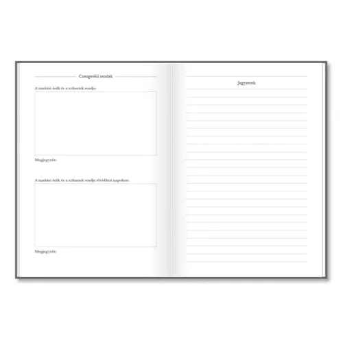 Tanári zsebkönyv PD CALENDAR papírborító A/5 Lilly 2026-2027