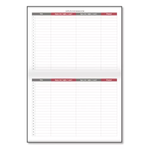 Tanítói zsebkönyv PD CALENDAR papírborító A/5 Birds 2026-2027