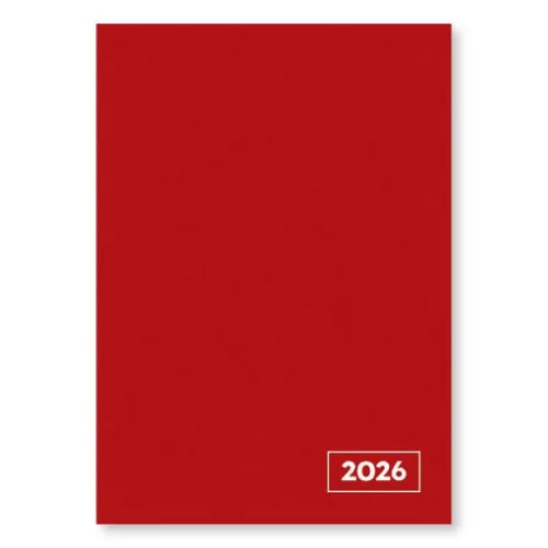 Zsebnaptár VECTRALINE A/7 álló fehér lapos vegyes mintás 2026.