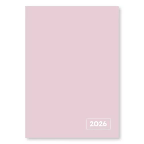 Zsebnaptár VECTRALINE A/7 álló fehér lapos vegyes mintás 2026.