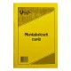 Nyomtatvány munkabaleseti napló VECTRALINE A/5 álló 32 lapos