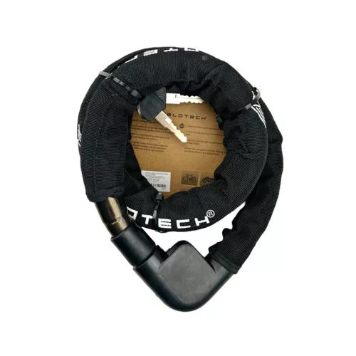 Kerékpárzár görgős Velotech 2,2x150 cm