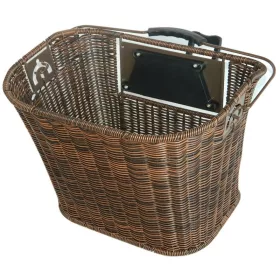 Kosár első rattan barna