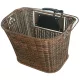 Kosár első rattan barna