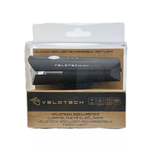 Lámpa első Velotech 300 lumen