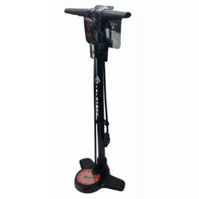 Kerékpárpumpa Velotech műhelyi nyomásmérős