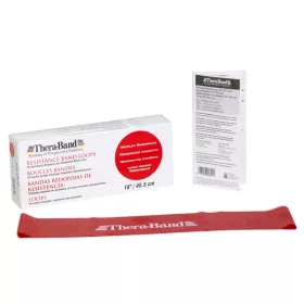 Thera-Band gumiszalag hurok 45,5 cm piros közepes