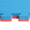 Puzzle tatami szőnyeg Aktivsport 100x100x3 cm piros-kék