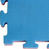 Puzzle tatami szőnyeg Aktivsport 100x100x4 cm piros-kék