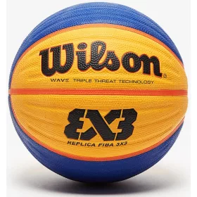   Kosárlabda Wilson Replica FIBA 3X3 gumi 6-os méret sárga-kék