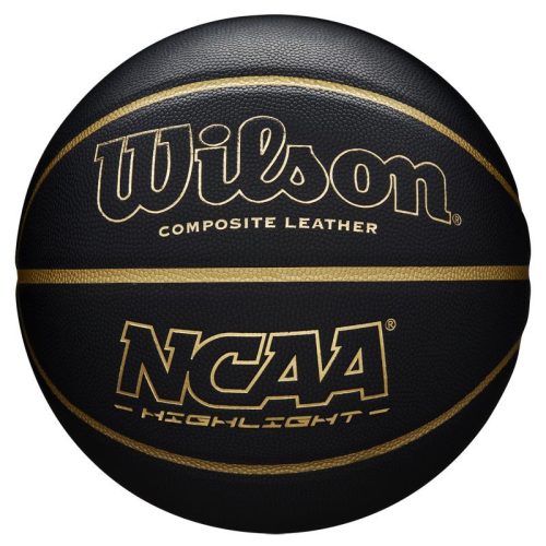 Kosárlabda Wilson NCAA Highlight 7-es méret fekete-arany