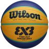 Kosárlabda Wilson FIBA 3x3 Junior gumi 5-ös méret kék-sárga