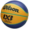 Kosárlabda Wilson FIBA 3x3 Junior gumi 5-ös méret kék-sárga