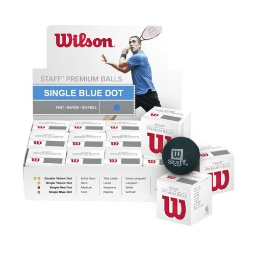 Squash labda Wilson Staff kék