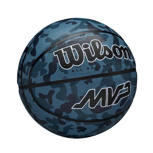 Kosárlabda Wilson MVP Camo gumi 6-os méret kék