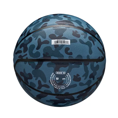 Kosárlabda Wilson MVP Camo gumi 6-os méret kék