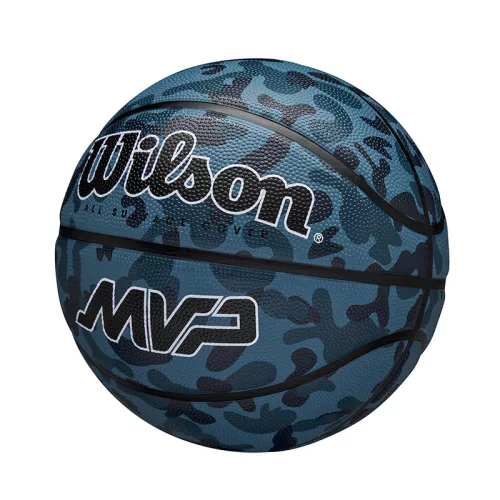 Kosárlabda Wilson MVP Camo gumi 7-es méret kék