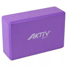 Aktivsport jóga tégla 23x15x7,5 cm lila