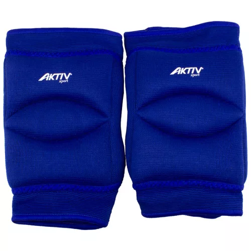 Térdvédő Aktivsport párnázott kék Méret S
