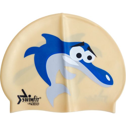 Úszósapka Swimfit delfines bézs