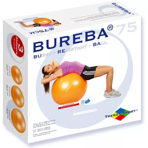 Trendy Bureba durranásmentes labda 75 cm piros