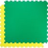 Puzzle szőnyeg Trendy Double Standard 100x100x2 cm zöld-sárga