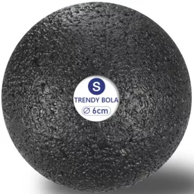 Masszázs labda Trendy Bola fekete 6 cm
