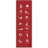 Jógaszőnyeg Trendy Home 180x60x0,5 cm piros