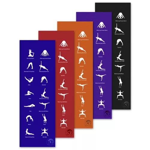 Jógaszőnyeg Trendy Home 180x60x0,5 cm piros