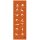 Jógaszőnyeg Trendy Home 180x60x0,5 cm narancssárga