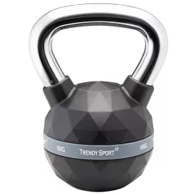 Kettlebell Trendy Premium fekete-króm 16 kg
