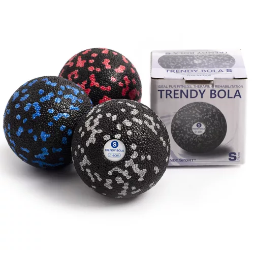 Masszázs labda Trendy Bola fekete-kék 8 cm