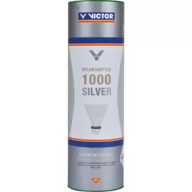Tollaslabda Victor Nylonshuttle 1000 fehér kék csíkkal