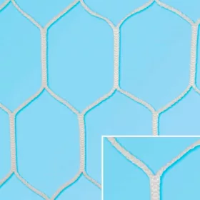   Labdarúgó kapuháló 400x200 cm Hexa csomómentes 3 mm 33070017, olasz