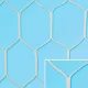 Labdarúgó kapuháló 400x200 cm Hexa csomómentes 3 mm 33070017, olasz