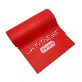 Fitnesz szalag JK Fitness piros közepes 180 cm