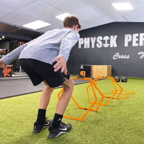 Hexa koordinációs létra Sveltus 300 cm narancs